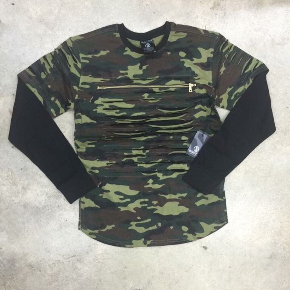 Men Fatigue Long Sleeve Shirt